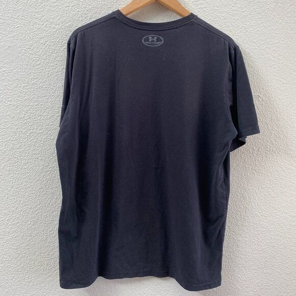 Under Armour Project Rock The Rock Dwayne Johnson Black T-Shirt Large - Picture 3 of 3